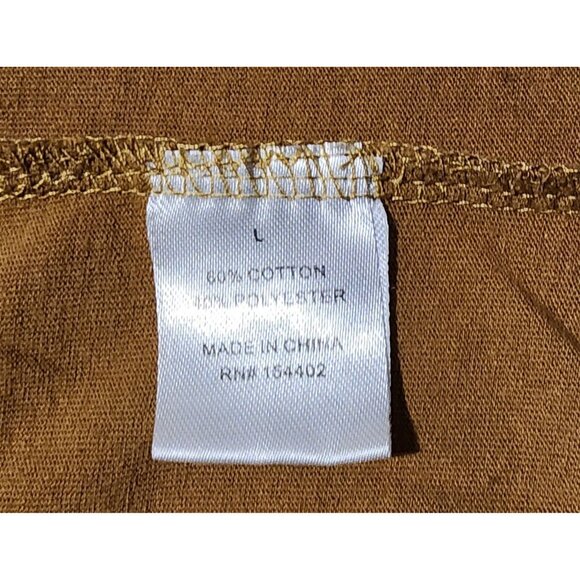 Social Scene Women's T-shirt Pullover Anime Tokyo Girl Brown Size Large - Picture 5 of 6